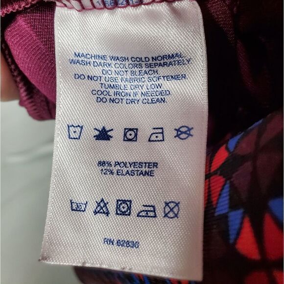 LANDS' END active top long sleeve purple performance tee L - Picture 6 of 10